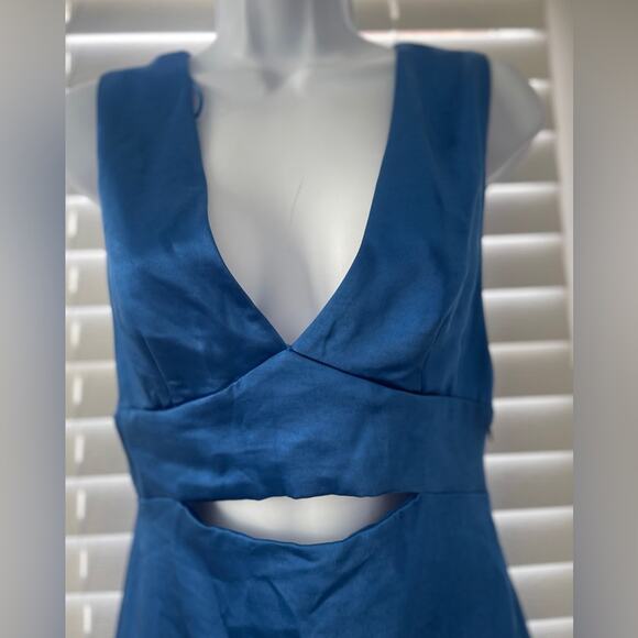 Endless Rose Satin Cut Out Mini Dress - Picture 5 of 11